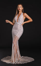 4 of 5 Portia and Scarlett PS21152 Dress Ivory-Nude