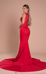 4 of 6 Portia and Scarlett PS21108 Dress Red