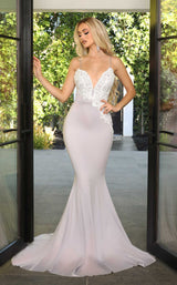 2 of 6 Portia and Scarlett PS21112 Dress Ice-Ivory
