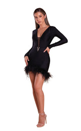 1 of 5 Portia and Scarlett PS21113 Dress Black