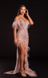 3 of 6 Portia and Scarlett PS21127 Dress Rose-Gold