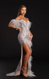 4 of 6 Portia and Scarlett PS21127 Dress Silver