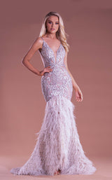 3 of 6 Portia and Scarlett PS21128 Dress Silver