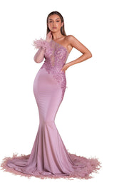 1 of 3 Portia and Scarlett PS21140 Dress Pink