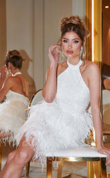 1 of 2 Portia and Scarlett PS21143 Dress Ivory