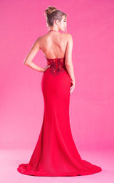 4 of 4 Portia and Scarlett PS21161 Dress Red