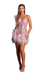 1 of 2 Portia and Scarlett PS21182 Dress Blush