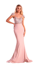 1 of 3 Portia and Scarlett PS21191 Dress Stone