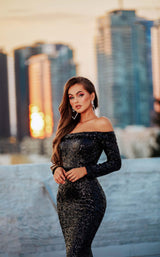 2 of 4 Portia and Scarlett PS21200 Dress Black