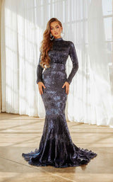 1 of 2 Portia and Scarlett PS21202 Dress Navy