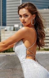 5 of 5 Portia and Scarlett PS21210 Dress Silver