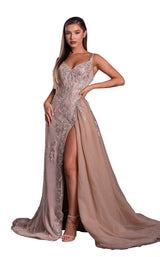 1 of 3 Portia and Scarlett PS21222 Dress Stone