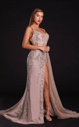 2 of 3 Portia and Scarlett PS21222 Dress Stone