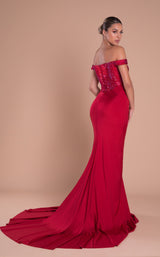 5 of 5 Portia and Scarlett PS21232 Dress Red