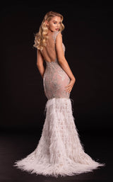 4 of 6 Portia and Scarlett PS21234 Dress Ivory-Nude