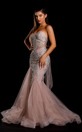 2 of 3 Portia and Scarlett PS21244 Dress Stone