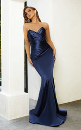 2 of 6 Portia and Scarlett PS21279 Dress Navy