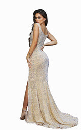 2 of 2 Portia and Scarlett PS21301 Dress Gold