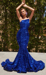 1 of 2 Portia and Scarlett PS22022 Dress Cobalt