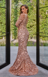 2 of 2 Portia and Scarlett PS22024 Dress Rose-Gold
