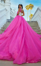 5 of 6 Portia and Scarlett PS22030 Dress Hot-Pink