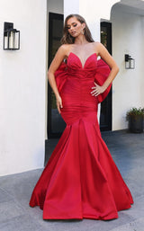 2 of 4 Portia and Scarlett PS22035 Dress Red