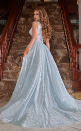 2 of 3 Portia and Scarlett PS22037 Dress Cinderella-Blue