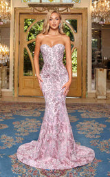 1 of 2 Portia and Scarlett PS22061 Dress Pink