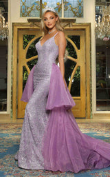 2 of 5 Portia and Scarlett PS22067 Dress Purple
