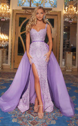 1 of 3 Portia and Scarlett PS22068 Dress Purple