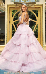 2 of 3 Portia and Scarlett PS22075 Dress Pink