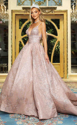 1 of 3 Portia and Scarlett PS22076 Dress Rose-Gold