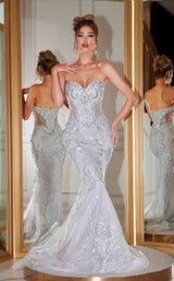 1 of 3 Portia and Scarlett PS22132 Dress Silver