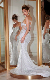 2 of 3 Portia and Scarlett PS22132 Dress Silver