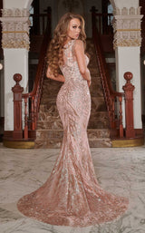 2 of 3 Portia and Scarlett PS22161 Dress Rose-Gold
