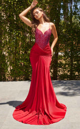 1 of 2 Portia and Scarlett PS22198 Dress Red