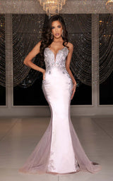 1 of 2 Portia and Scarlett PS22212 Dress Stone