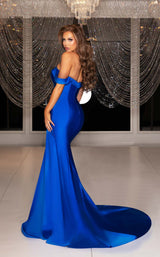 2 of 2 Portia and Scarlett PS22217 Dress Royal-Blue