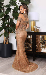 3 of 4 Portia and Scarlett PS22418C Dress Gold