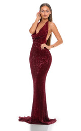 1 of 4 Portia and Scarlett PS3004 Burgundy