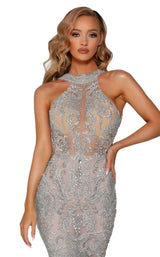 6 of 9 Portia and Scarlett PS4001C Silver/Nude