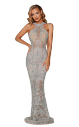 2 of 9 Portia and Scarlett PS4001C Silver/Nude