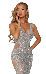 6 of 7 Portia and Scarlett PS4010C Silver/Nude