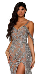 5 of 7 Portia and Scarlett PS4058C Silver/Nude