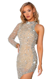 5 of 7 Portia and Scarlett PS5005C Silver/Nude