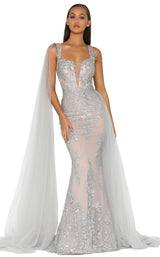 4 of 19 Portia and Scarlett PS5011 Silver/Nude