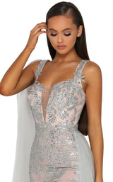 16 of 19 Portia and Scarlett PS5011 Silver/Nude