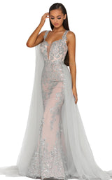 7 of 19 Portia and Scarlett PS5011 Silver/Nude