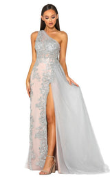 1 of 2 Portia and Scarlett PS5051 Silver/Nude
