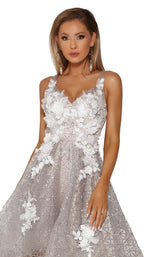 5 of 8 Portia and Scarlett PS6003 Ivory/Silver